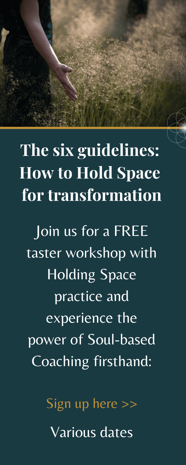 Free workshop How to Hold Space for Transformation
